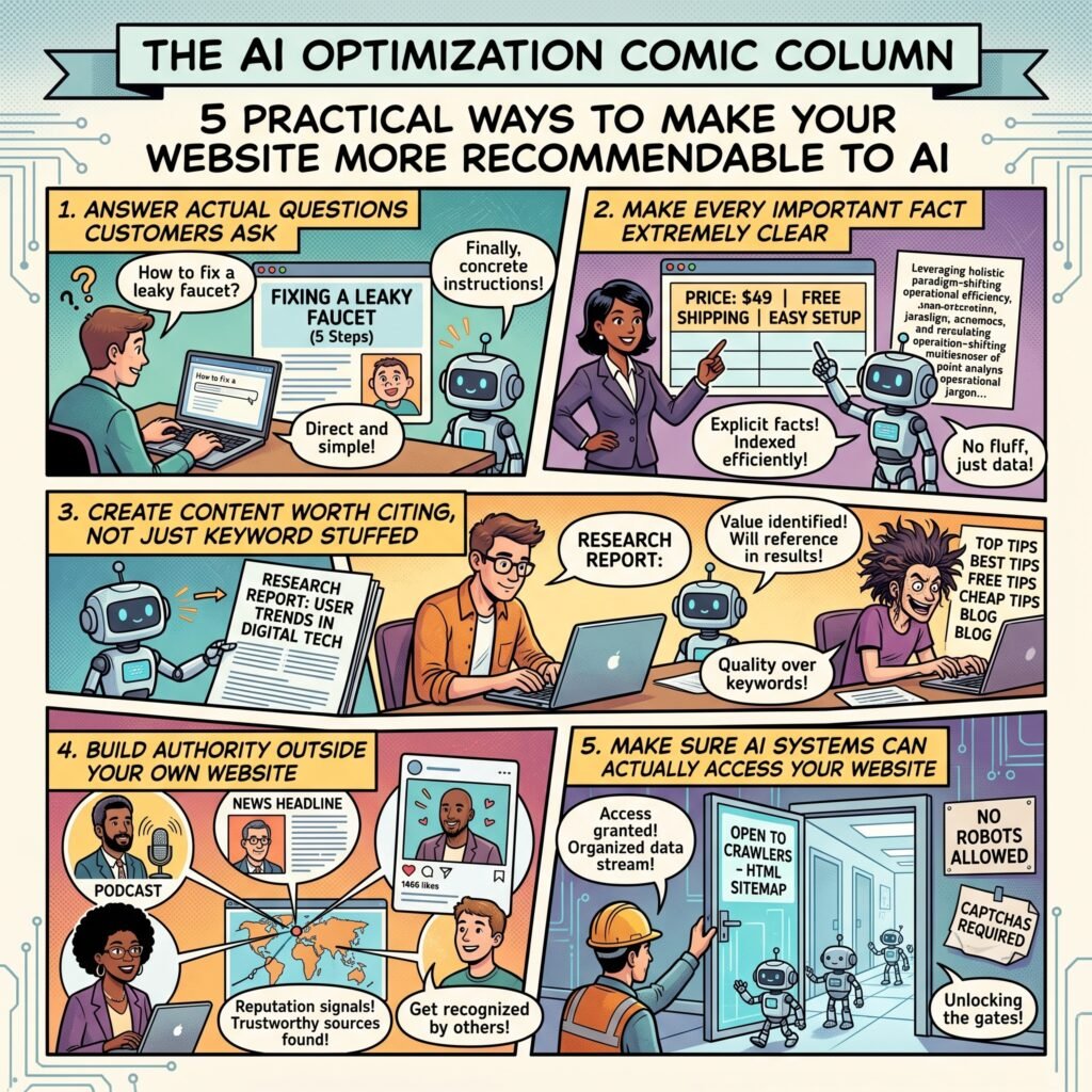 5 Practical Ways to Make Your Website More Recommendable to AI
