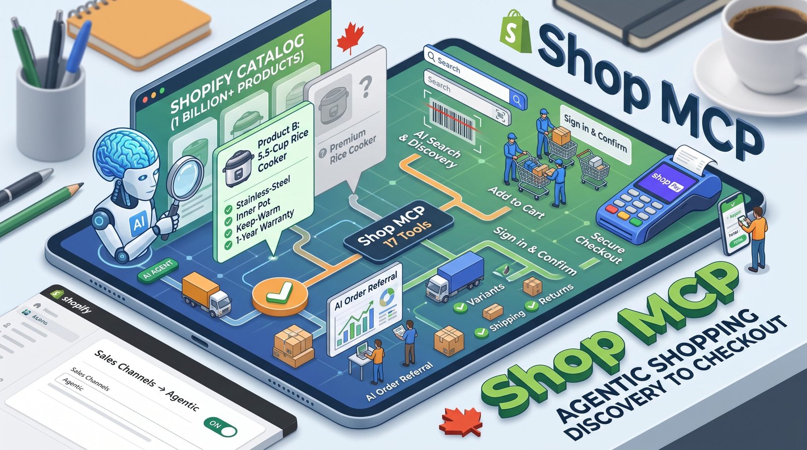NorthPilot - Shopify’s Shop MCP: AI Agents Can Now Search, Fill Carts and Check Out